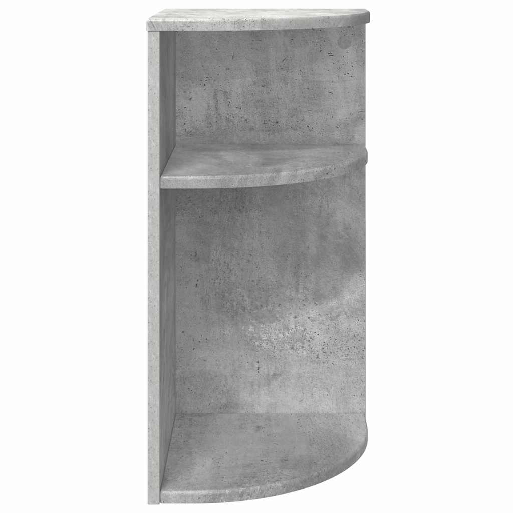 Tavolino Grigio cemento 29,6 x 29,6 x 60 cm Legno multistrato