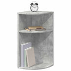 Tavolino Grigio cemento 29,6 x 29,6 x 60 cm Legno multistrato