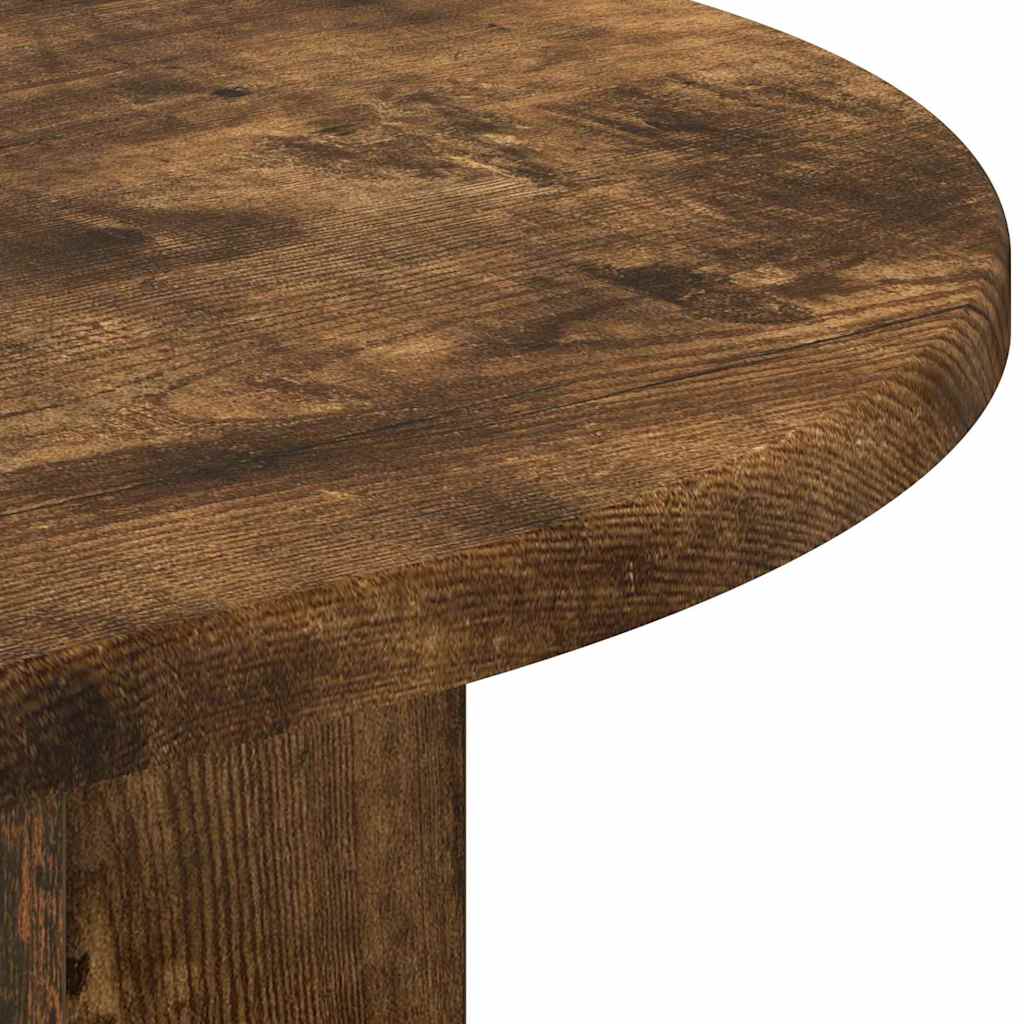Tavolino Rovere fumé 29,6 x 29,6 x 60 cm Legno multistrato