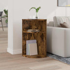 Tavolino Rovere fumé 29,6 x 29,6 x 60 cm Legno multistrato