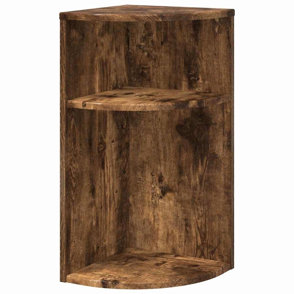 Tavolino Rovere fumé 29,6 x 29,6 x 60 cm Legno multistrato