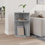 Tavolino Grigio Sonoma 29,6 x 29,6 x 60 cm Legno multistrato