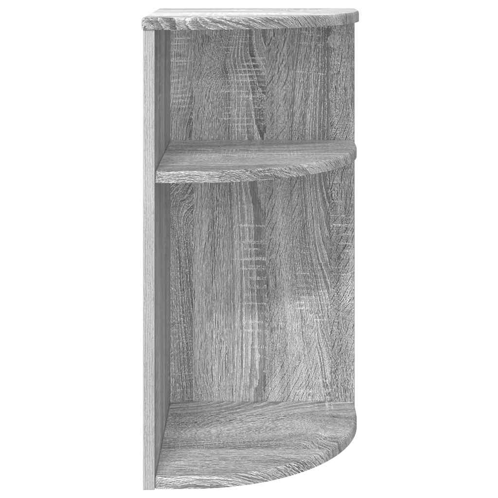 Tavolino Grigio Sonoma 29,6 x 29,6 x 60 cm Legno multistrato