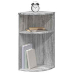 Tavolino Grigio Sonoma 29,6 x 29,6 x 60 cm Legno multistrato