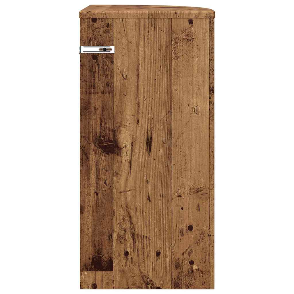 Tavolino Legno vecchio 29,6 x 29,6 x 60 cm Legno multistrato