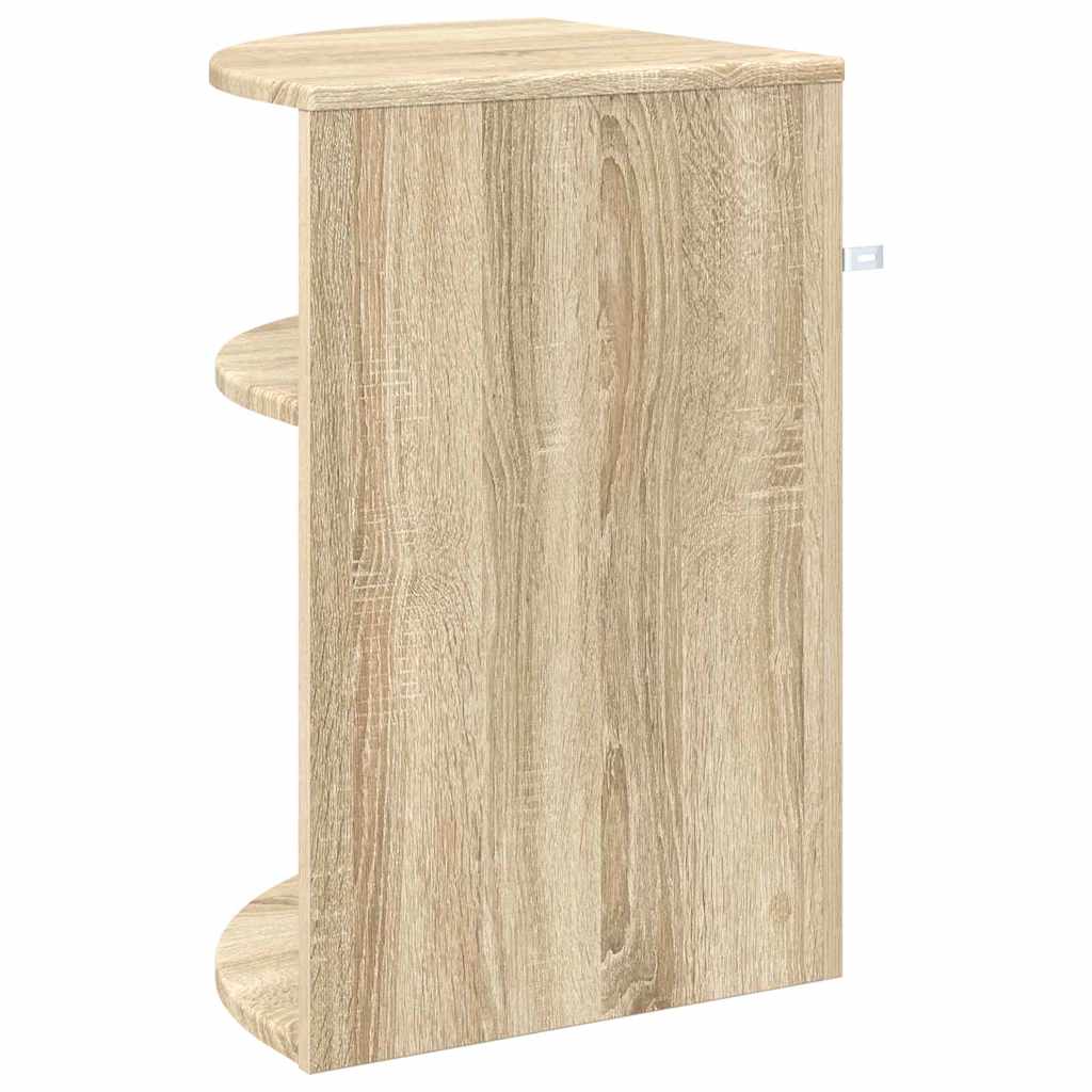 Tavolino Rovere Sonoma 39,7 x 39,7 x 60 cm Legno multistrato
