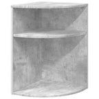 Tavolino Grigio cemento 39,7 x 39,7 x 60 cm Legno multistrato