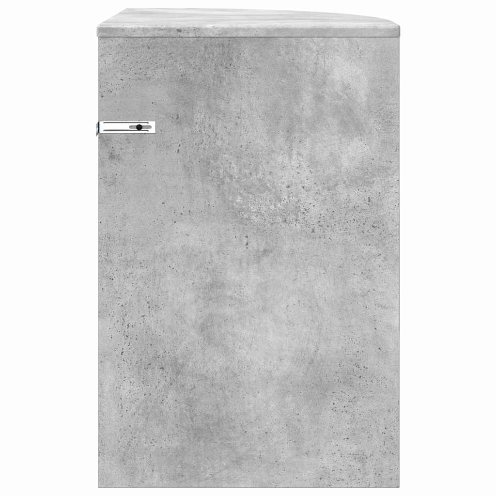 Tavolino Grigio cemento 39,7 x 39,7 x 60 cm Legno multistrato