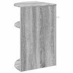 Tavolino Grigio Sonoma 39,7 x 39,7 x 60 cm Legno multistrato
