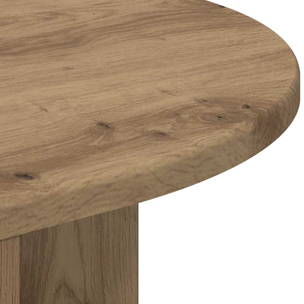Tavolino Rovere artigianale 39,7 x 39,7 x 60 cm