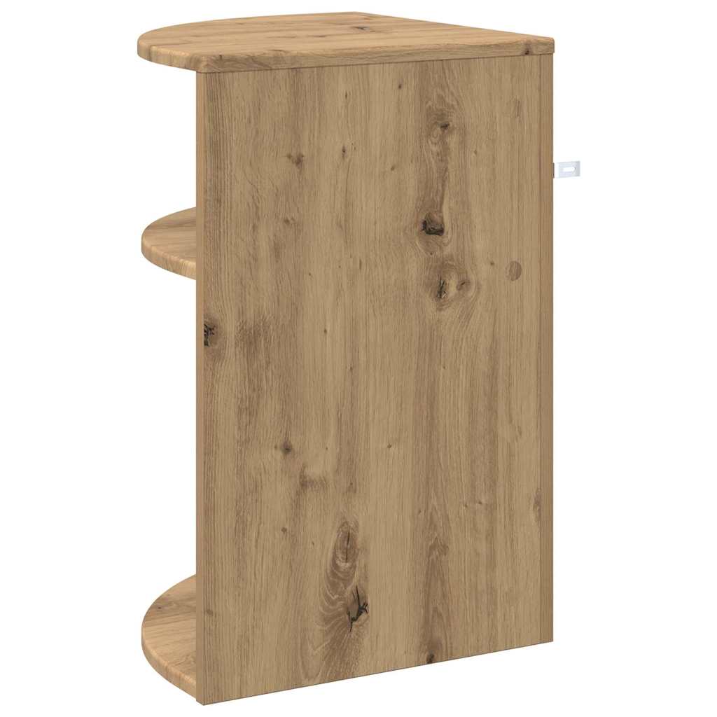 Tavolino Rovere artigianale 39,7 x 39,7 x 60 cm