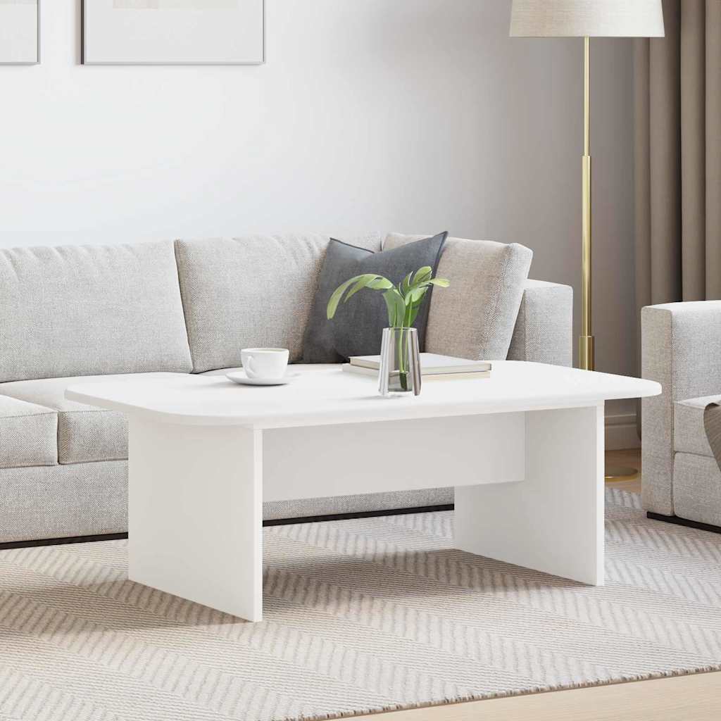 Tavolino da salotto Bianco 93 x 53 x 33 cm Legno multistrato