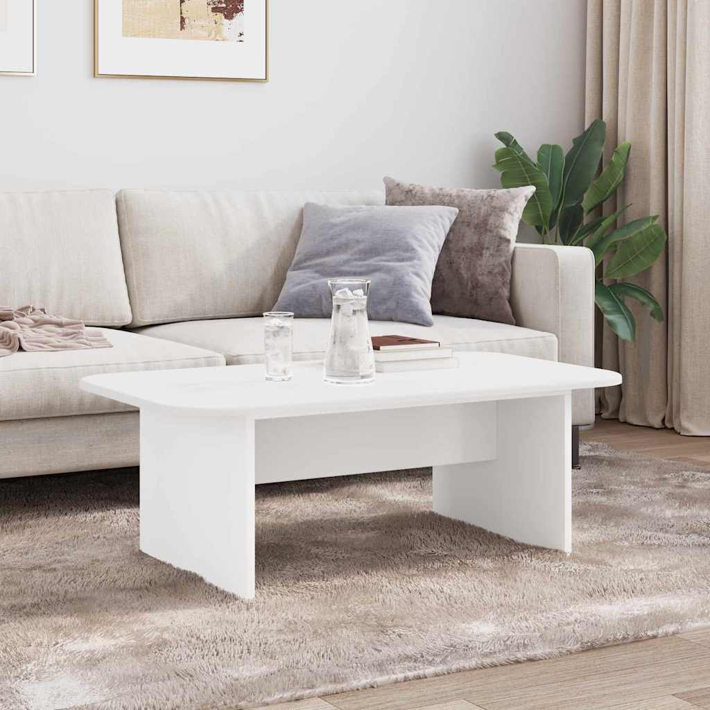Tavolino da salotto Bianco 93 x 53 x 33 cm Legno multistrato