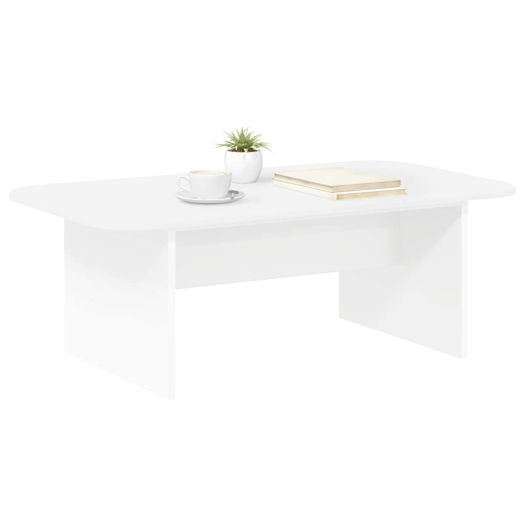 Tavolino da salotto Bianco 93 x 53 x 33 cm Legno multistrato