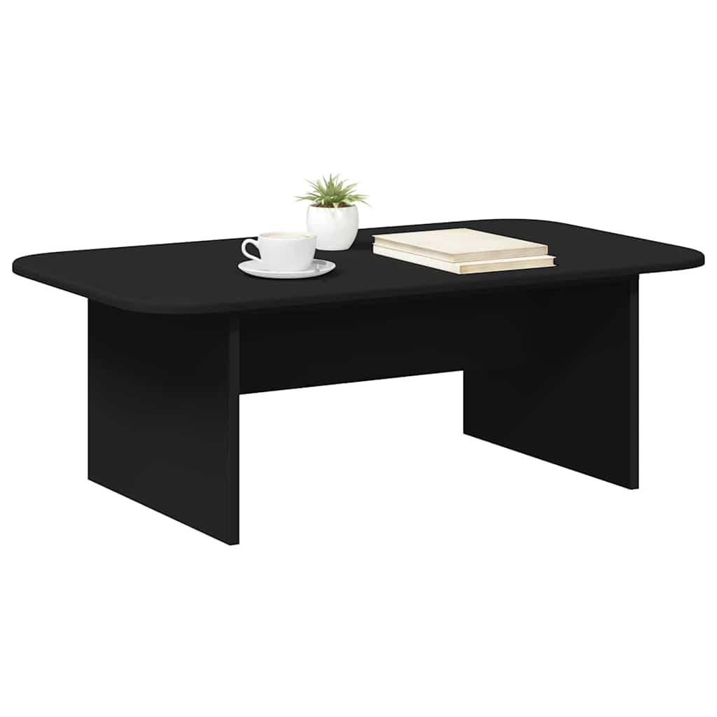 Tavolino da salotto Nero 93 x 53 x 33 cm Legno multistrato