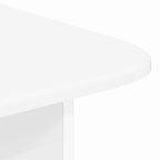 Tavolino da salotto Bianco Lucido 93 x 53 x 33 cm