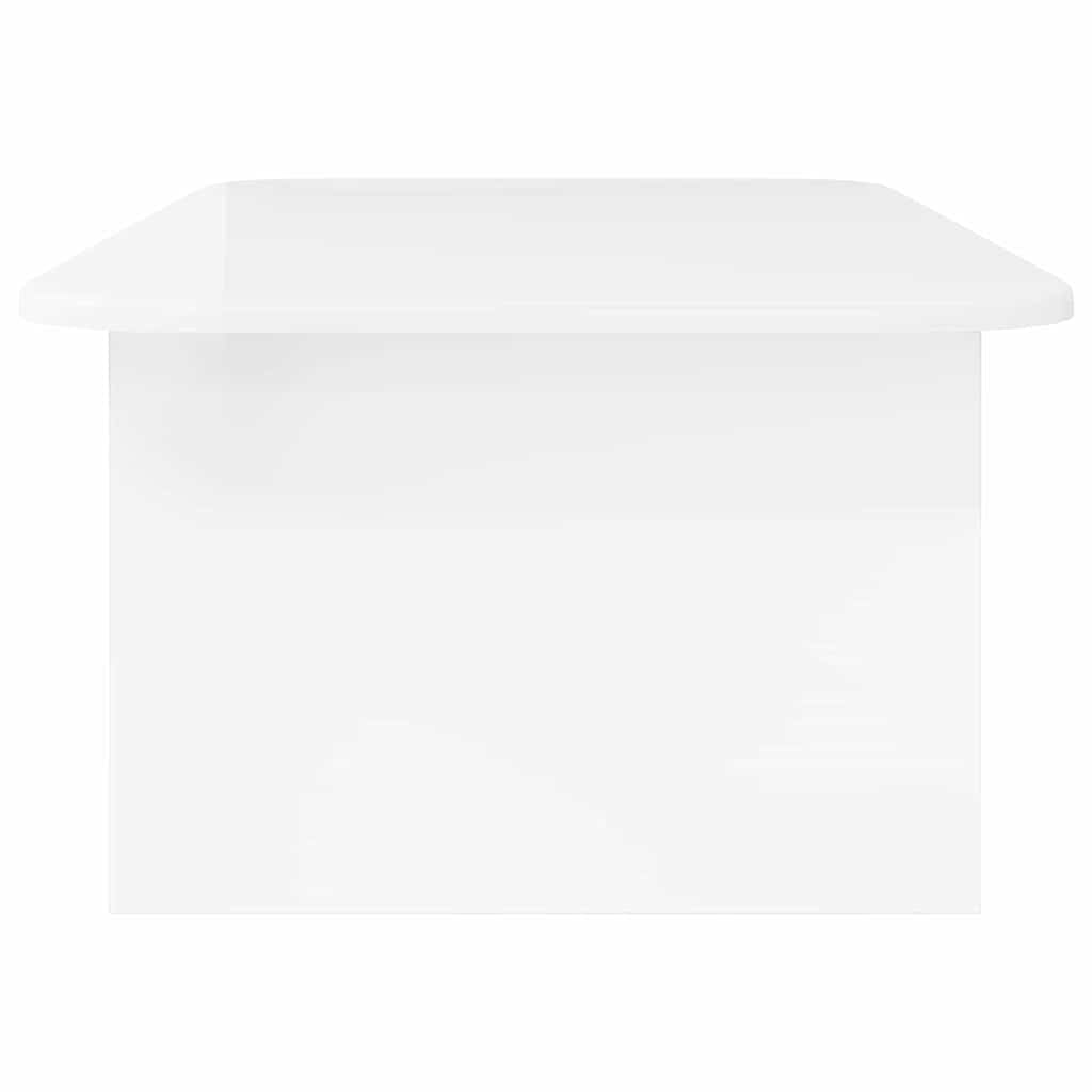 Tavolino da salotto Bianco Lucido 93 x 53 x 33 cm