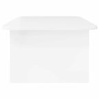 Tavolino da salotto Bianco Lucido 93 x 53 x 33 cm