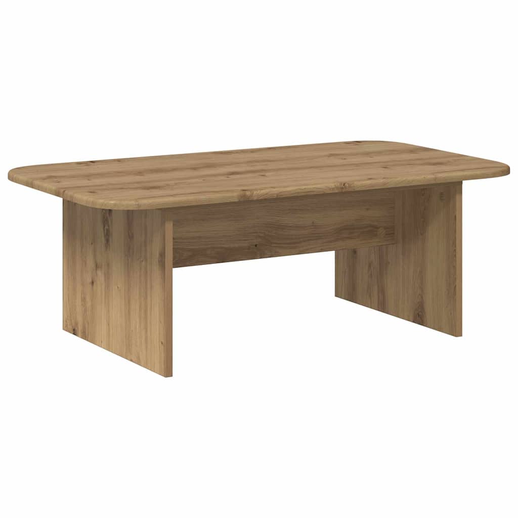 Tavolino da salotto Rovere artigianale 93 x 53 x 33 cm
