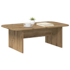 Tavolino da salotto Rovere artigianale 93 x 53 x 33 cm