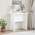 Tavolo consolle Bianco Lucido 93 x 40 x 75 cm Legno multistrato