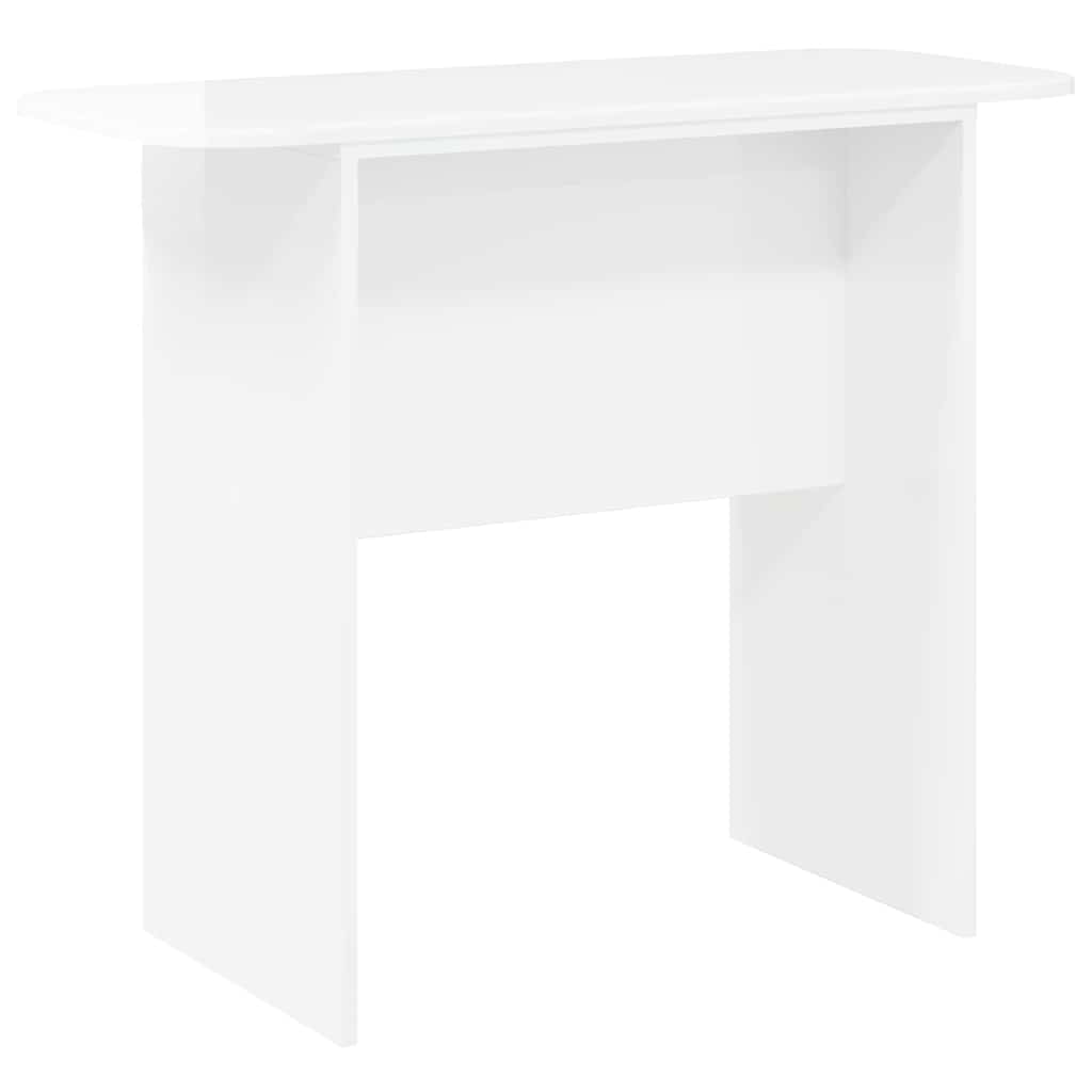 Tavolo consolle Bianco Lucido 93 x 40 x 75 cm Legno multistrato