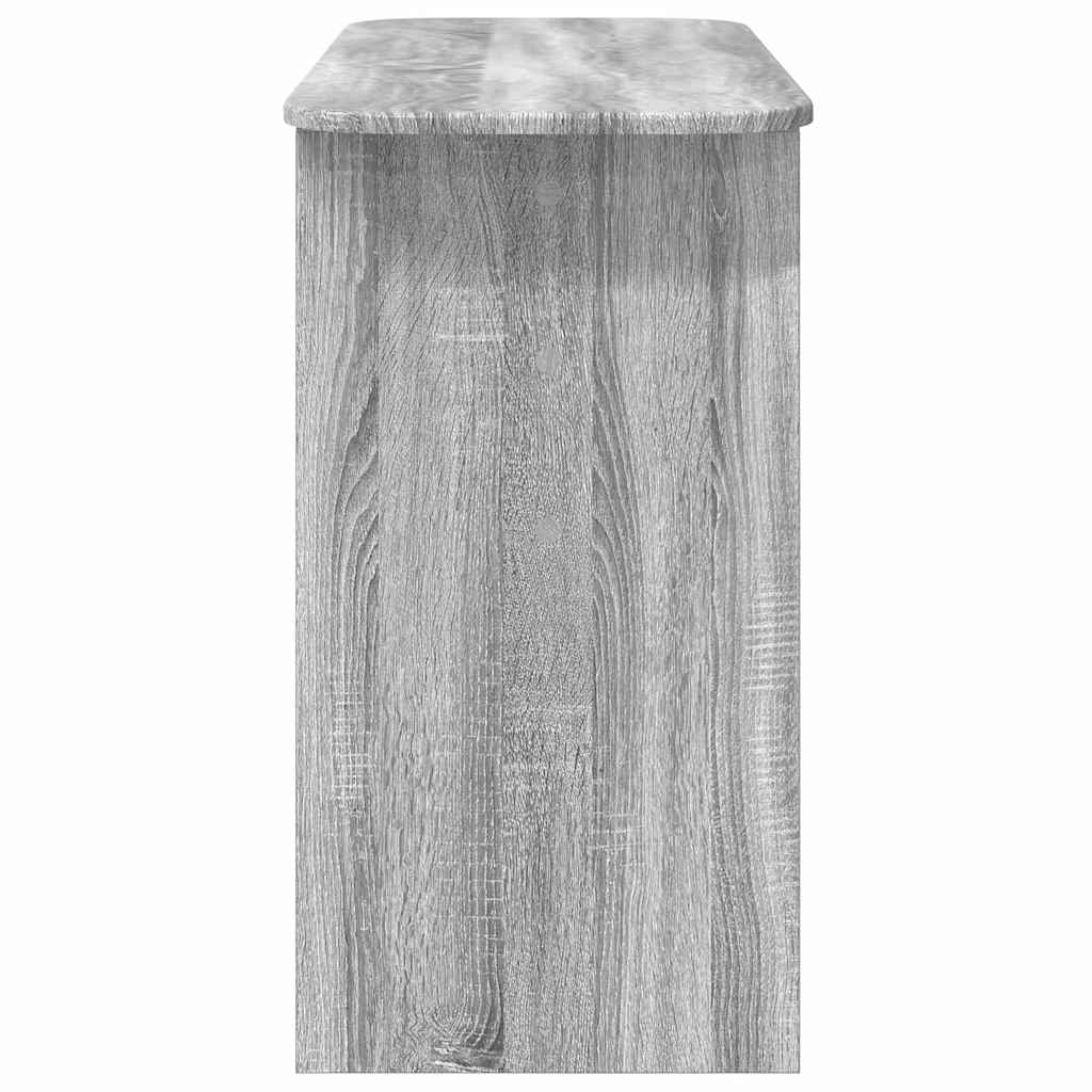 Tavolo consolle Grigio Sonoma 93 x 40 x 75 cm Legno multistrato