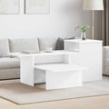 Tavolo consolle Bianco 91,5 x 35 x 38,5 cm Legno multistrato