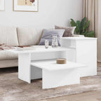 Tavolo consolle Bianco 91,5 x 35 x 38,5 cm Legno multistrato