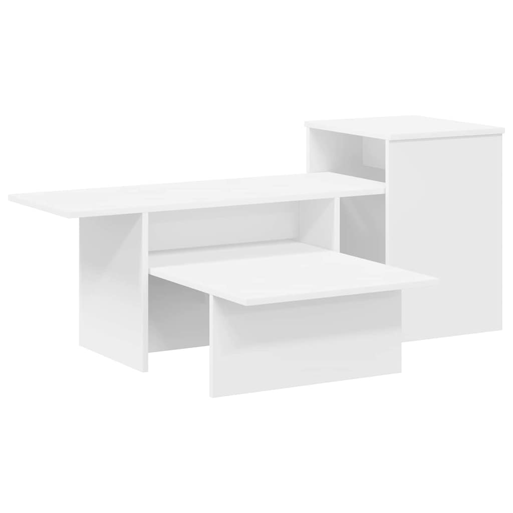 Tavolo consolle Bianco 91,5 x 35 x 38,5 cm Legno multistrato