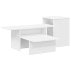 Tavolo consolle Bianco 91,5 x 35 x 38,5 cm Legno multistrato