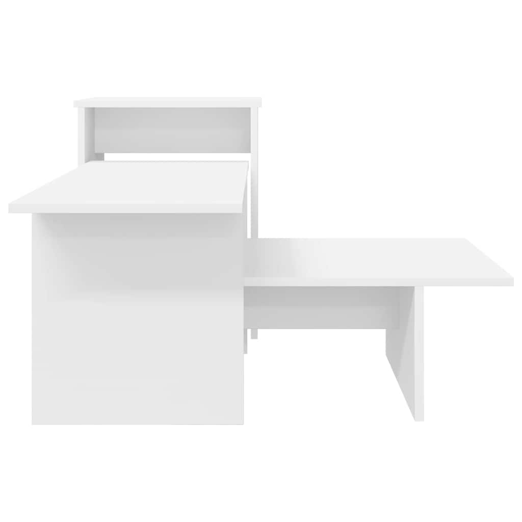 Tavolo consolle Bianco 91,5 x 35 x 38,5 cm Legno multistrato