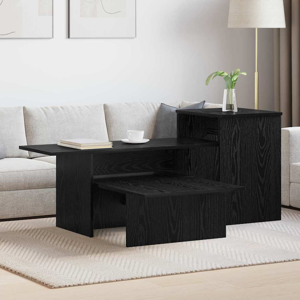 Tavolo consolle Rovere Nero 91,5 x 35 x 38,5 cm