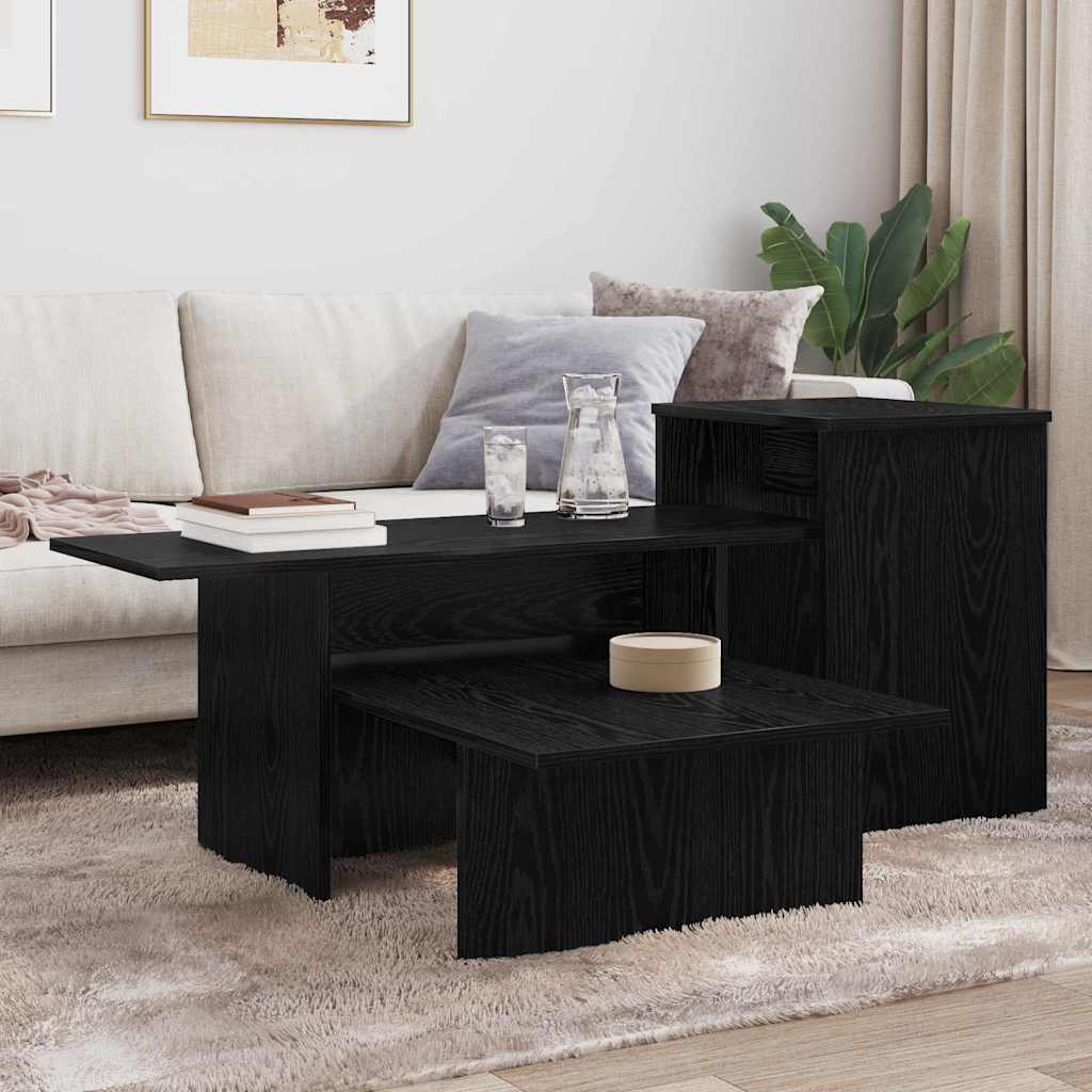 Tavolo consolle Rovere Nero 91,5 x 35 x 38,5 cm