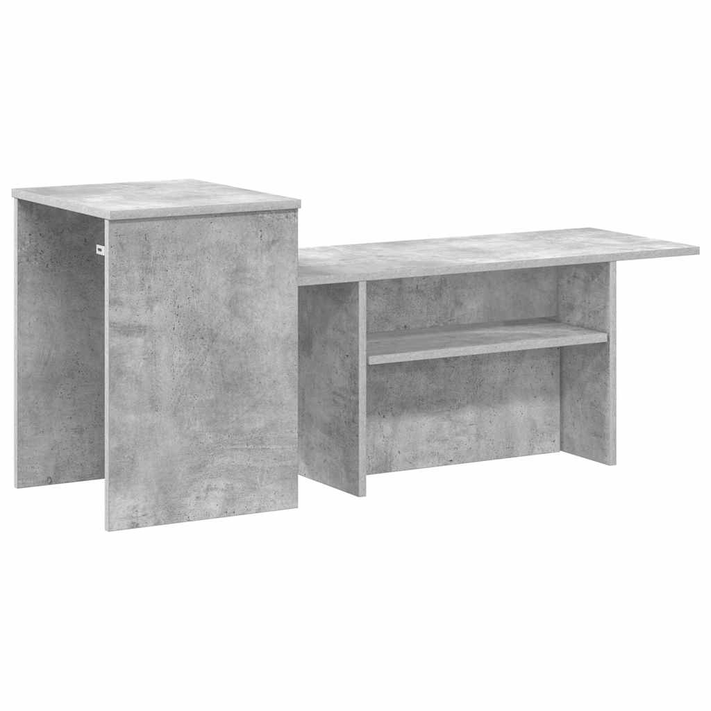 Tavolo consolle Grigio cemento 91,5 x 35 x 38,5 cm