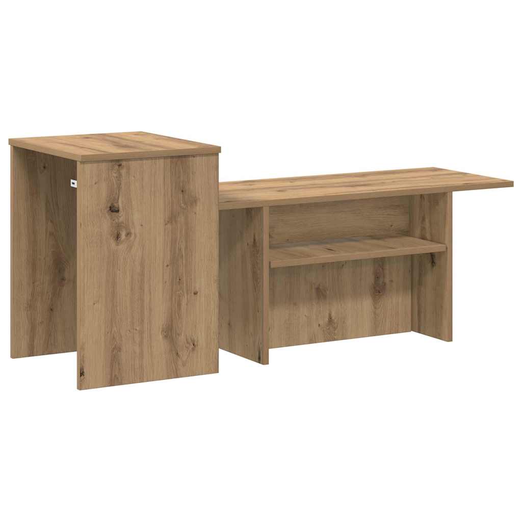 Tavolo consolle Rovere artigianale 91,5 x 35 x 38,5 cm