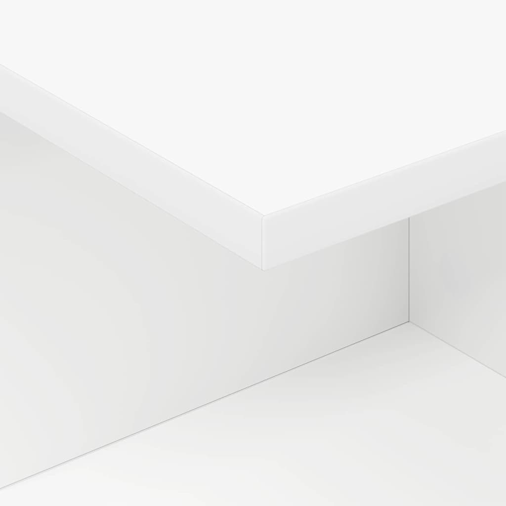 Comodino Bianco 40 x 30 x 25 cm Legno multistrato