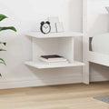Comodino Bianco 40 x 30 x 25 cm Legno multistrato