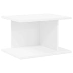 Comodino Bianco 40 x 30 x 25 cm Legno multistrato