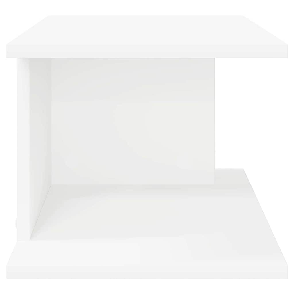 Comodino Bianco 40 x 30 x 25 cm Legno multistrato