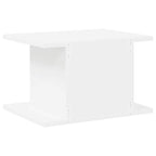 Comodino 2 pcs Bianco 40 x 30 x 25 cm Legno multistrato