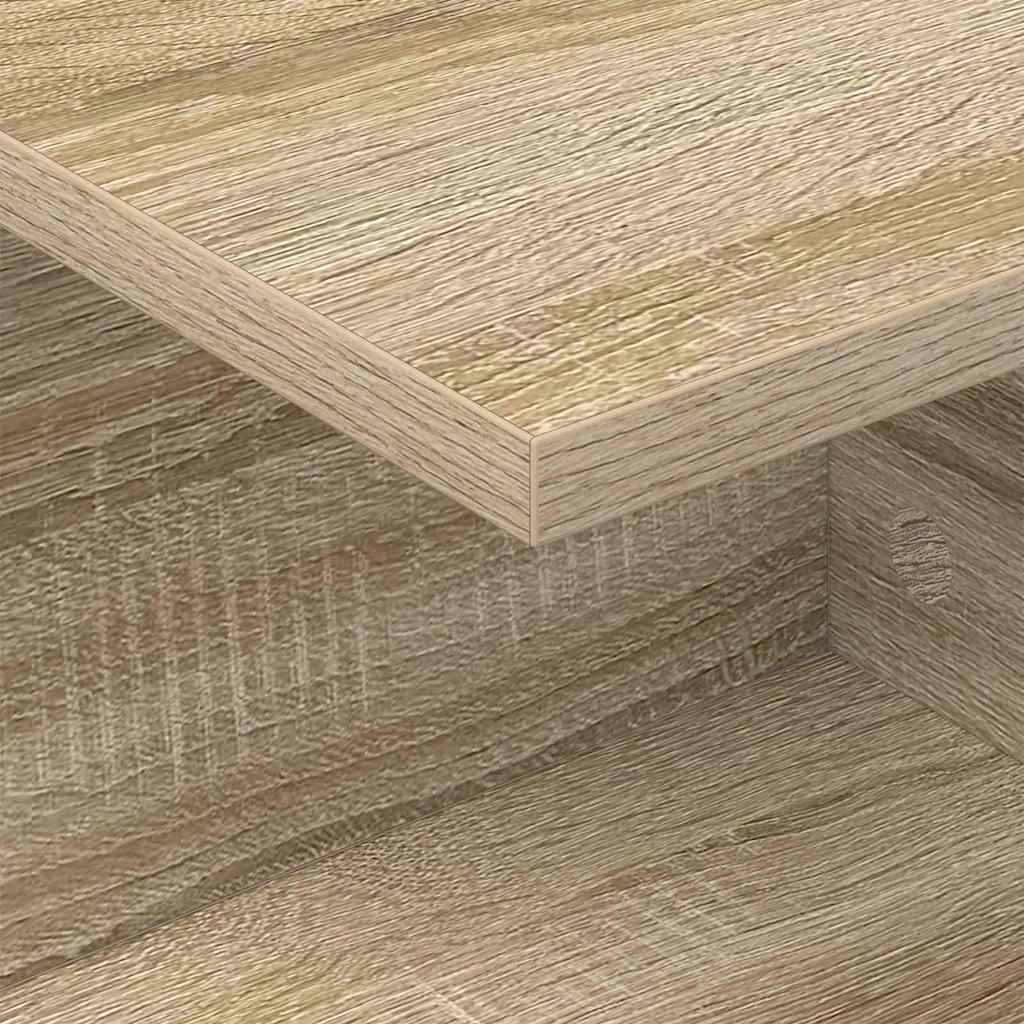 Comodino 2 pcs Rovere Sonoma 40 x 30 x 25 cm Legno multistrato