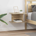 Comodino 2 pcs Rovere Sonoma 40 x 30 x 25 cm Legno multistrato
