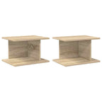 Comodino 2 pcs Rovere Sonoma 40 x 30 x 25 cm Legno multistrato