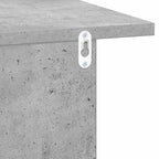 Comodino Grigio cemento 40 x 30 x 25 cm Legno multistrato