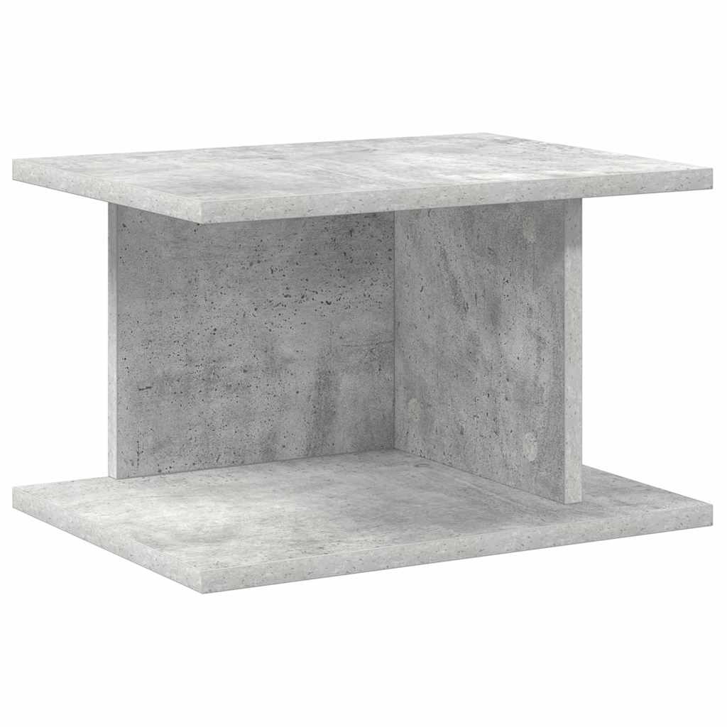 Comodino Grigio cemento 40 x 30 x 25 cm Legno multistrato