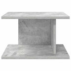 Comodino 2 pcs Grigio cemento 40 x 30 x 25 cm Legno multistrato