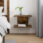 Comodino Rovere fumé 40 x 30 x 25 cm Legno multistrato