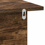 Comodino 2 pcs Rovere fumé 40 x 30 x 25 cm Legno multistrato