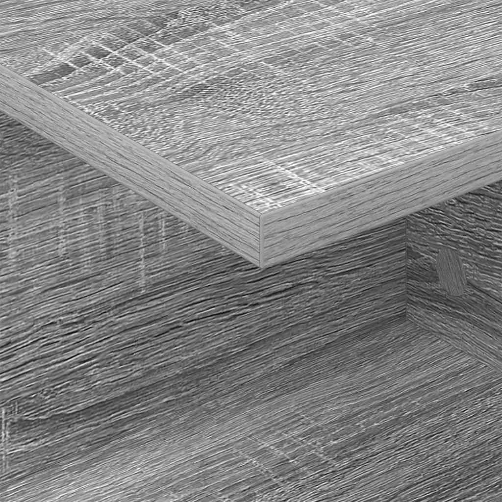 Comodino Grigio Sonoma 40 x 30 x 25 cm Legno multistrato